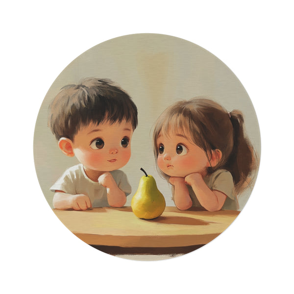"Whimsical Kids Round Rug"