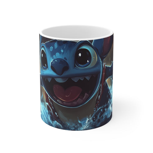 "Whimsical Lilo and Stitch Mug"