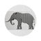 "Whimsical Marty Dog Elephant Rug"