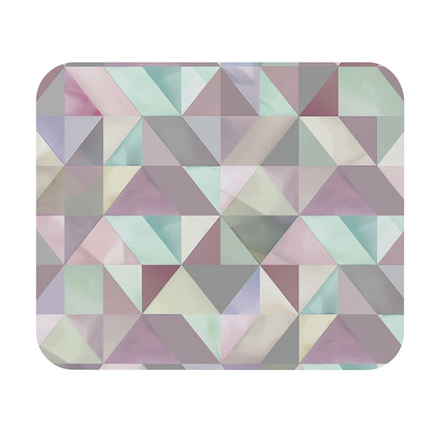 Whimsical Pastel Geometrics Mouse Pad