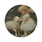 "Whimsical Petting Girl Rug"