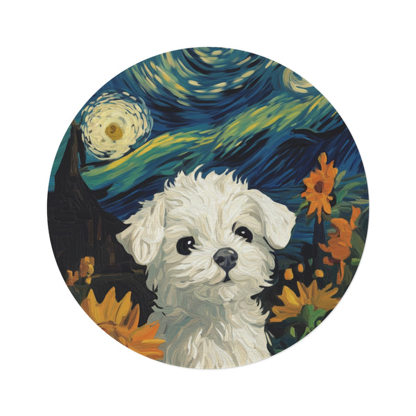 "Whimsical Phone Case Round Rug"