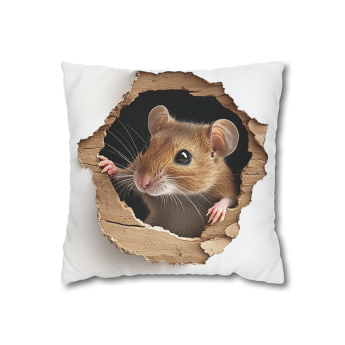 "Whimsical Rat Hideaway Pillowcase"