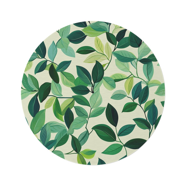 "Whimsical Seamless Pattern Round Rug"