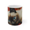 "Whimsical Siamese Cat Art Mug"