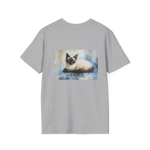 Whimsical Siamese Kittens Tee