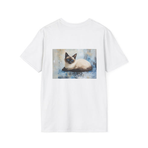 Whimsical Siamese Kittens Tee