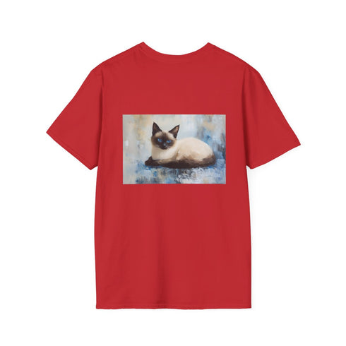 Whimsical Siamese Kittens Tee