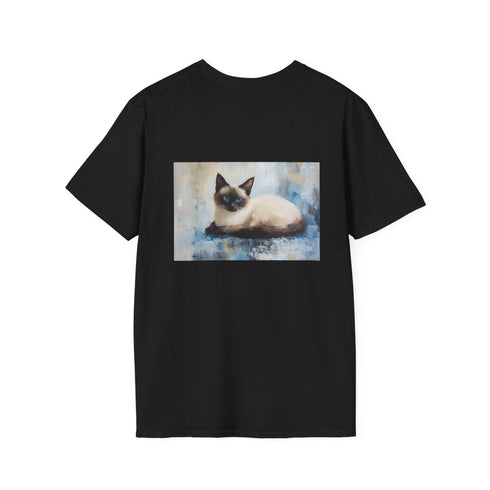 Whimsical Siamese Kittens Tee