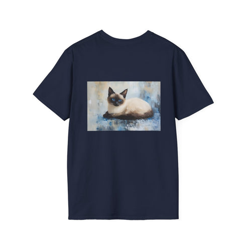 Whimsical Siamese Kittens Tee