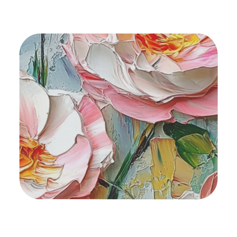 Whimsical Smol Rose Mouse Pad