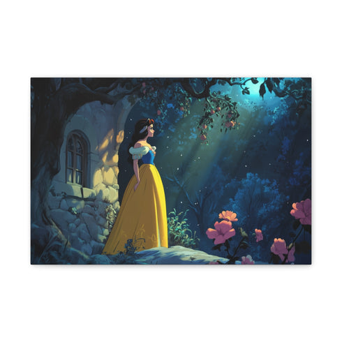 "Whimsical Snow White and Animals"
