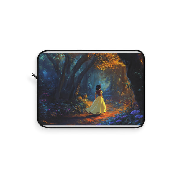 "Whimsical Snow White Laptop Sleeve"