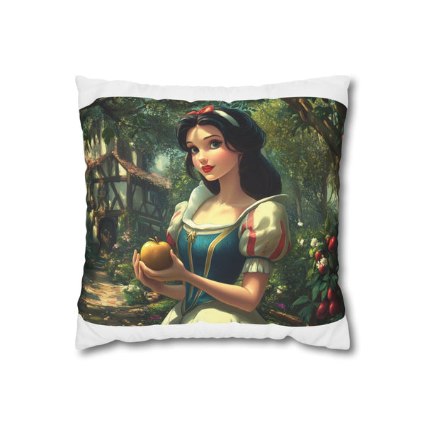 "Whimsical Snow White Pillow Case"
