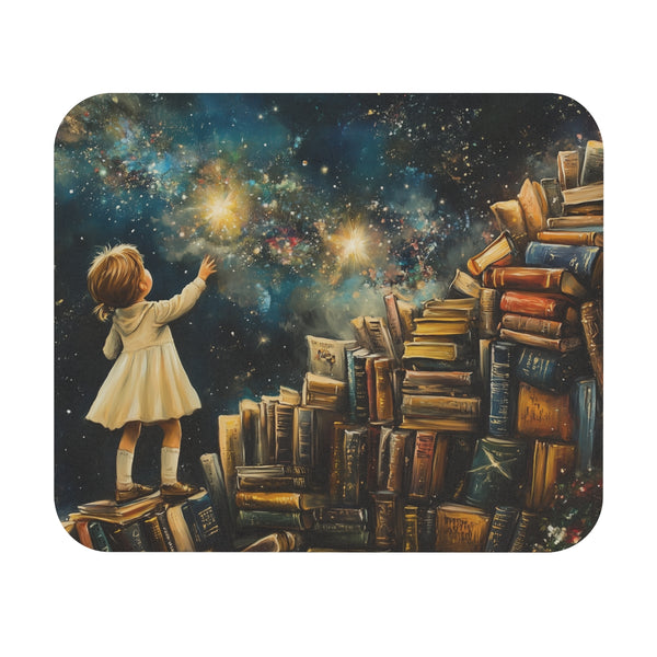 Whimsical Star-Reach Mouse Pad