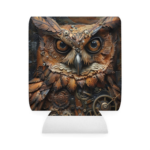 Whimsical Steampunk Owl Cozy Sleeve