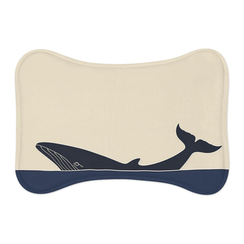 "Whimsical Whale Pet Mat"
