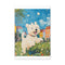 "Whimsical White Westie Frolicking Freely"