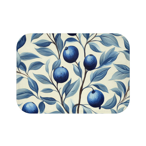 "Whimsical Willow Bough Bath Mat: A Touch of Victorian Elegance"