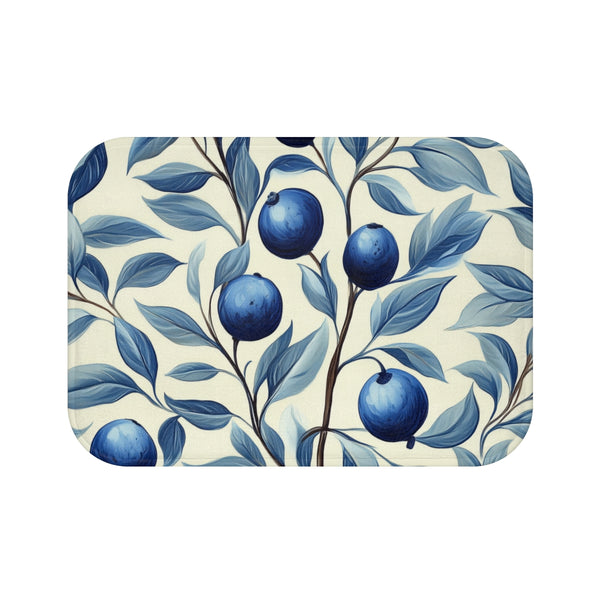 "Whimsical Willow Bough Bath Mat: A Touch of Victorian Elegance"