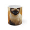 "Whisker-licious Siamese Cat Mug"