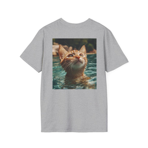 Whisker Splash: Feline Paradise Tee
