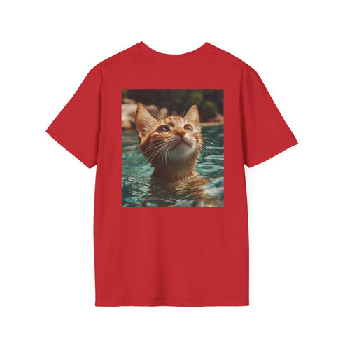 Whisker Splash: Feline Paradise Tee