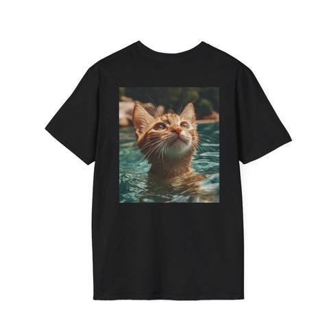 Whisker Splash: Feline Paradise Tee