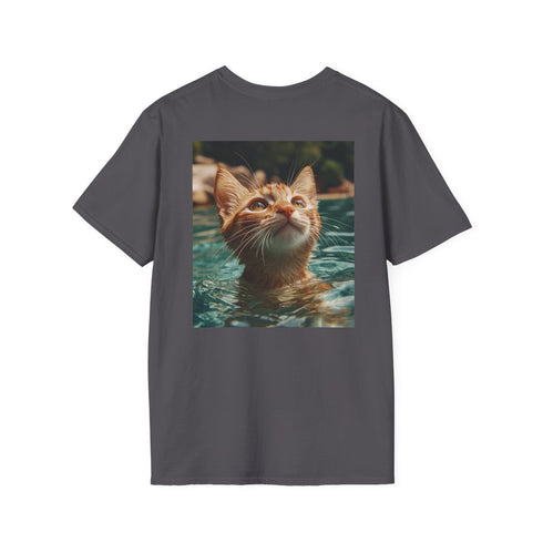 Whisker Splash: Feline Paradise Tee
