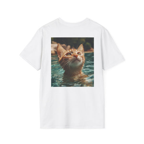 Whisker Splash: Feline Paradise Tee