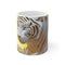 "White Siberian Tiger Paper Mug"