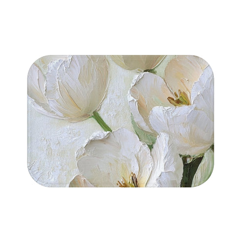 "White Tulip Bouquet Oasis"