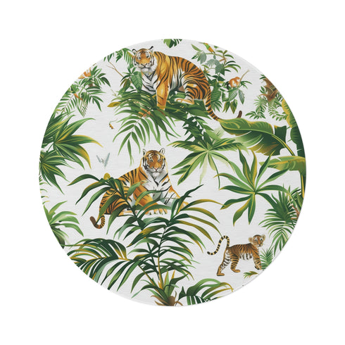 "Wild Adventure Round Rug"