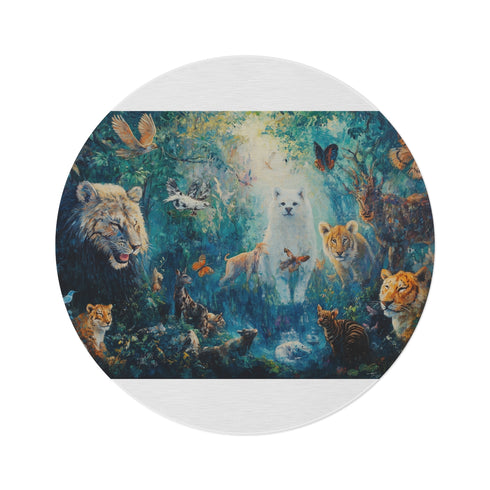 "Wild Harmony Round Rug"