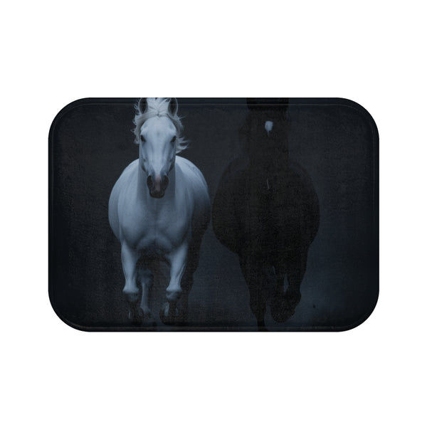 "Wild Horse Gallop Bath Mat"
