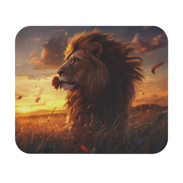 Wild Mane Lion Mouse Pad