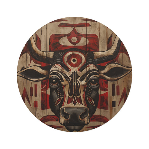 "Wild Spirit Round Rug"