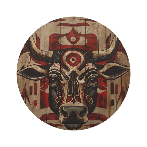 "Wild Spirit Round Rug"