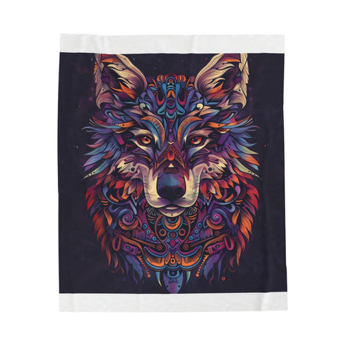 "Wild Spirit Tribal Totem Blanket"
