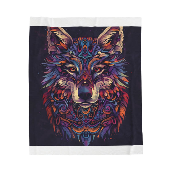 "Wild Spirit Tribal Totem Blanket"