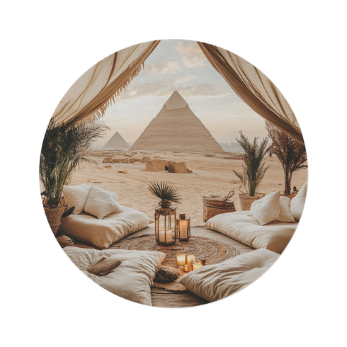 "Wilderness Haven Round Rug"