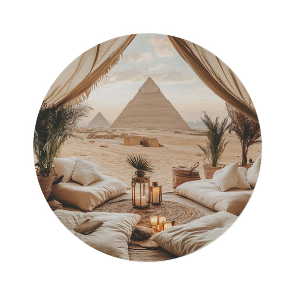"Wilderness Haven Round Rug"