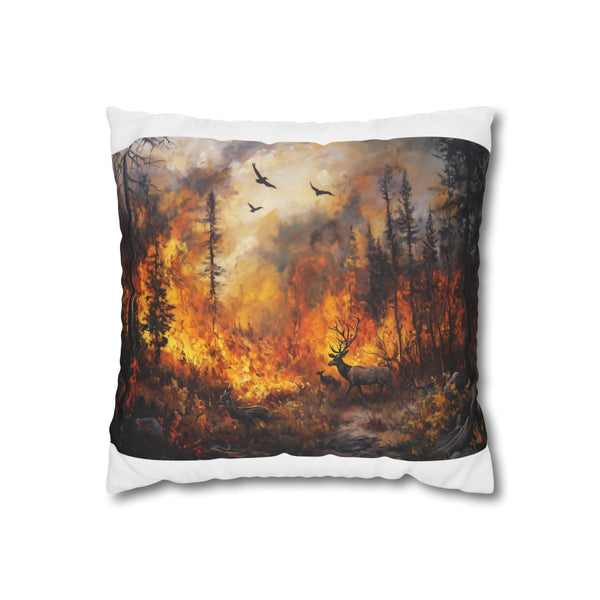 "Wildfire Escape Pillowcase: Wildlife Adventure"