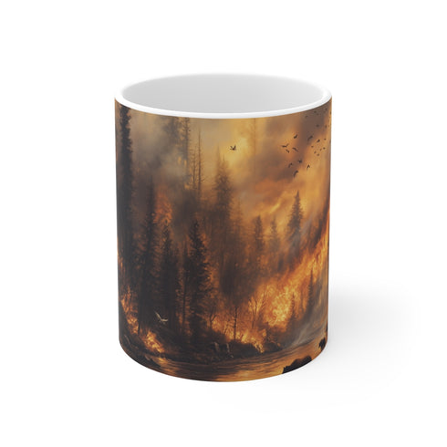 "Wildfire Wildlife Escape Coffee Mug"