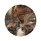 "Wildlife Family Circle Rug"