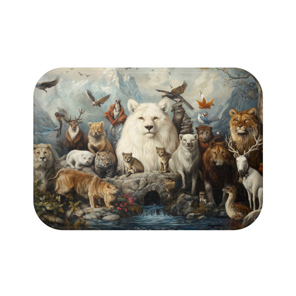 "Wildlife Harmony Bath Mat"