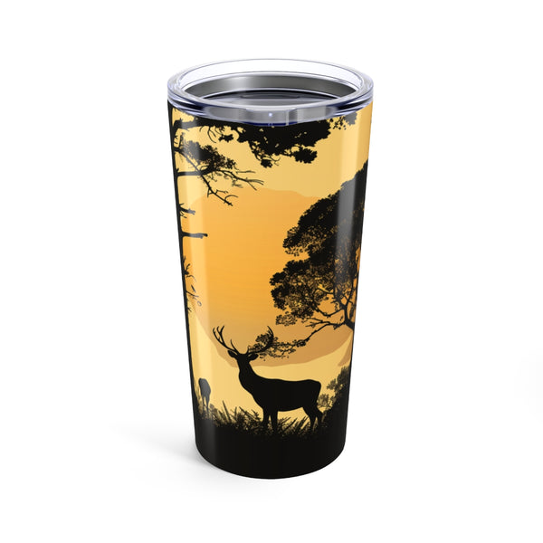 Wildlife Silhouette Drinking Bottle: Explore Nature's Beauty!