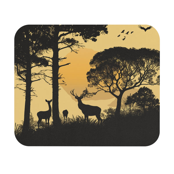 Wildlife Silhouette Mouse Pad Nature-inspired Beauty
