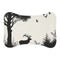 Wildlife Silhouette Pet Mat: Feel Nature Under Your Paws