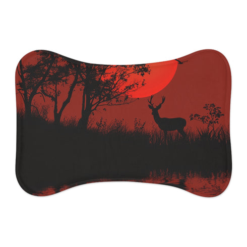 "Wildlife Wonderland Deer Pet Mat"